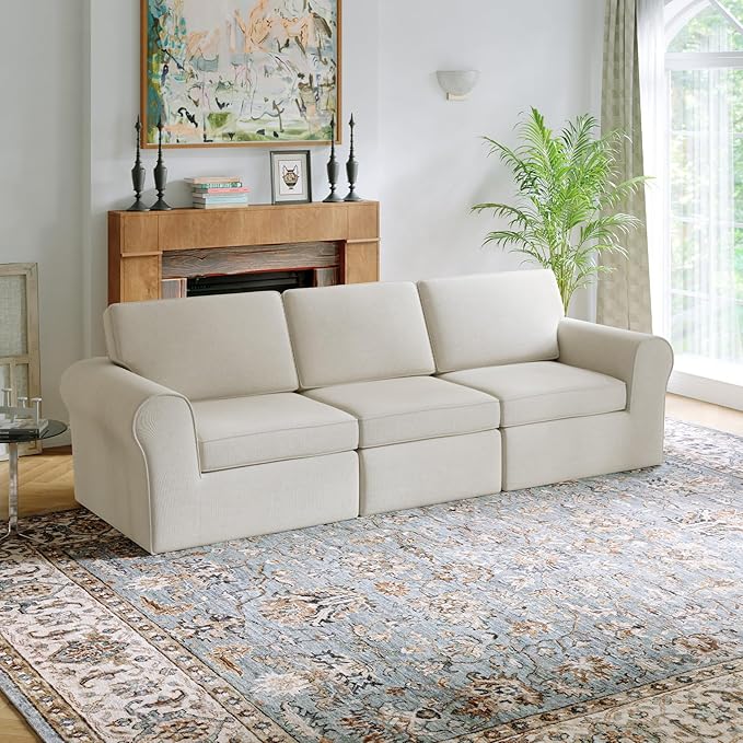 Novilla 108" Modular Sectional Sofa, Modular Sectional Couches