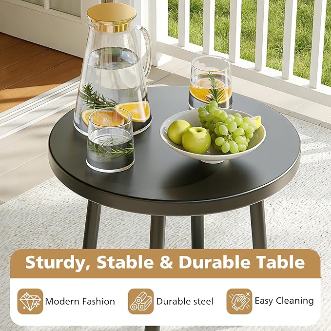 Jing's Villa 3-Piece Outdoor Bistro Set