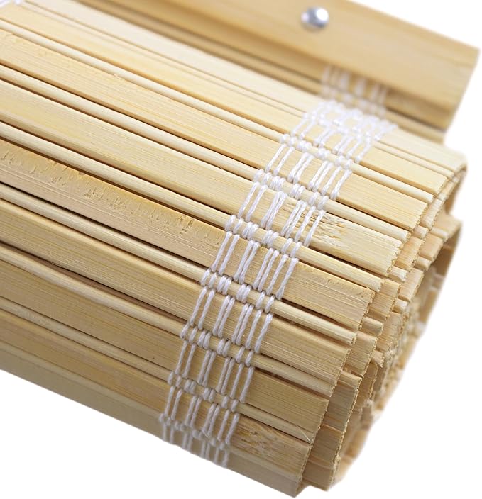 Red Lantern Bamboo Cordless Window Shade