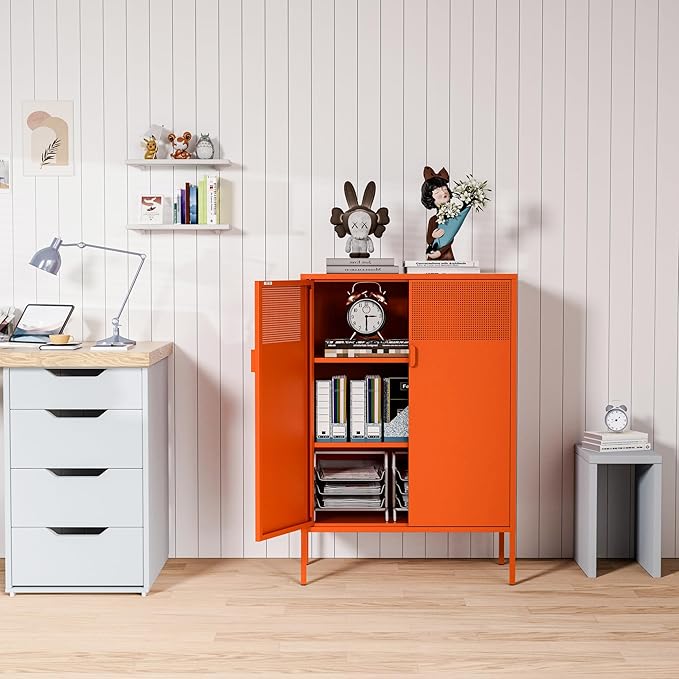 Washsemba 2 Mesh Door Metal Cabinet