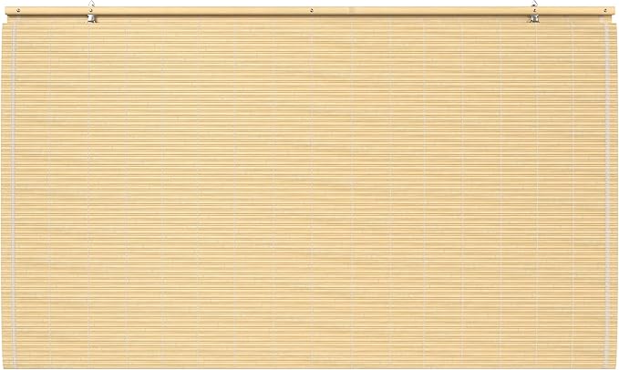 Red Lantern Bamboo Cordless Window Shade