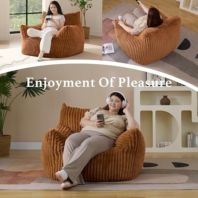 Giant Plush Bean Bag Chair for Adults