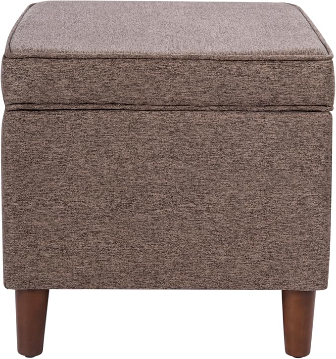 HomePop Home Decor | Dinah Collection Modern Storage Ottoman | Ottoman