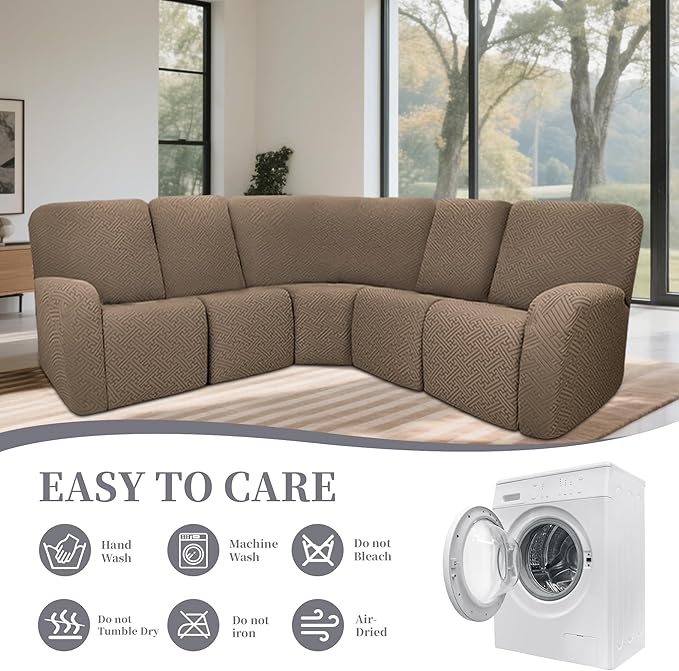 100% Waterproof Sectional Recliner Couch Covers