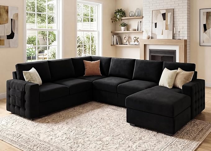 HONBAY Sectional Sleeper Sofa