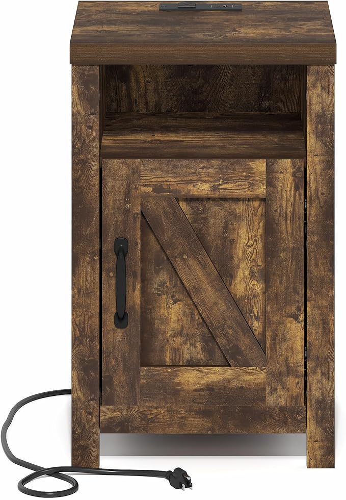 Furinno Farmhouse Night Stand