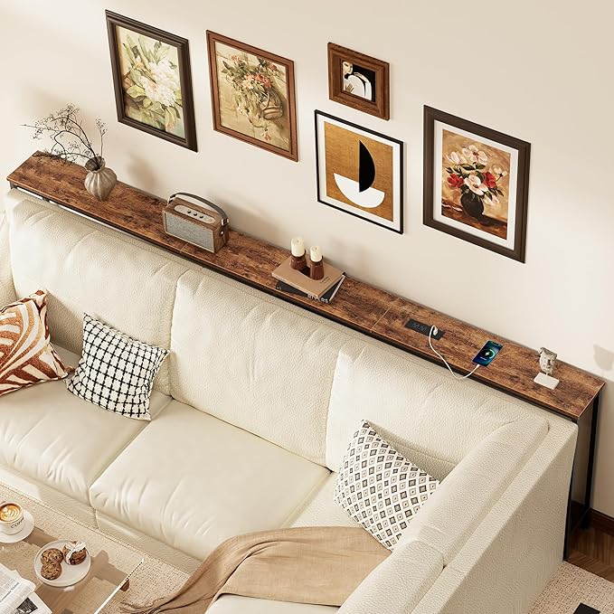 SUPERJARE 102.4 Inch Sofa Table