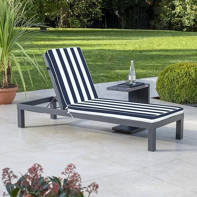 Only choice Chaise Lounge Cushions Outdoor, Fade & Water Resistant Patio Lounge