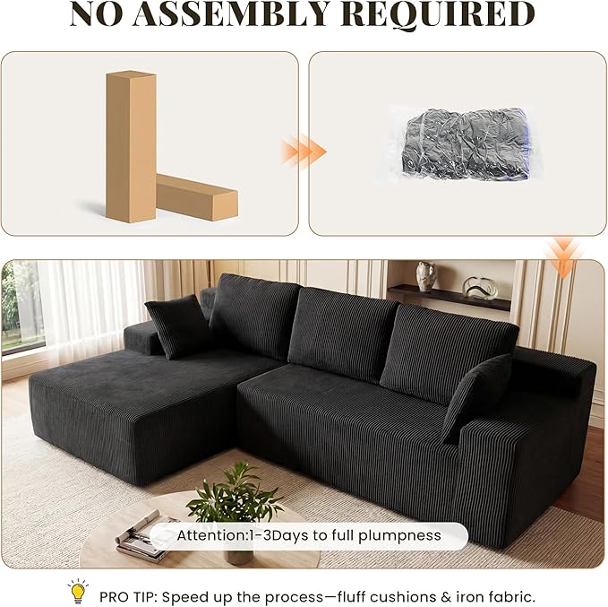 GRUSIGN Cloud Sectional Boneless Couches