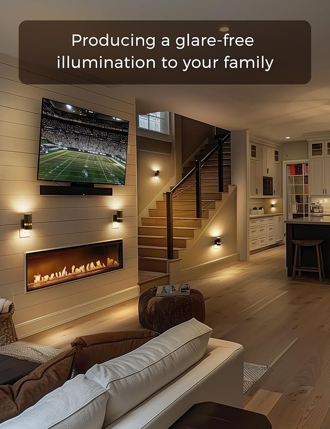 L LOHAS LED Night Lights Plug into Wall, Dimmable Night Light with 0-100LM Brightness Adjustable, 3000K Soft White, Nightlight with Dusk to Dawn, 2 Pack, Ideal for Home Bathroom Decor
