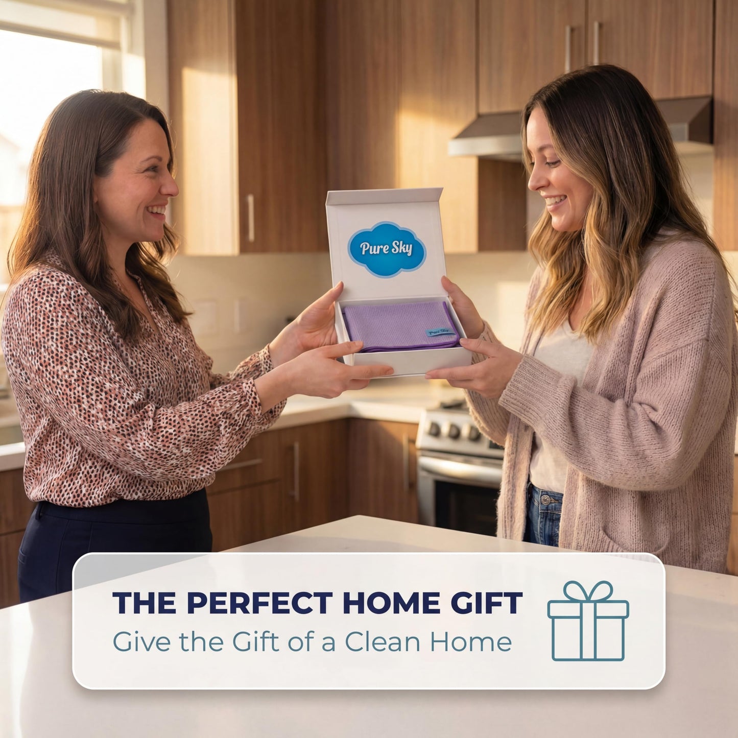 Pure-Sky Microfusion Window Thickened Magic Cleaning Cloth - Microfiber Streak Free Cleaning Cloths Reusable Magic Cleaning Wipes for Windows Glass Magic Streak Free No Wiping Marks Glasses Cleaner
