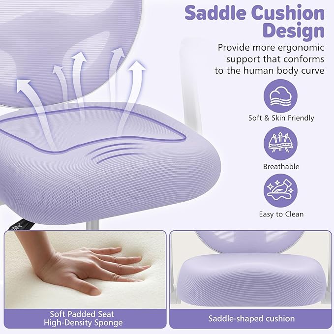 HOFFREE Kids Desk Chair Ergonomic Study Chair