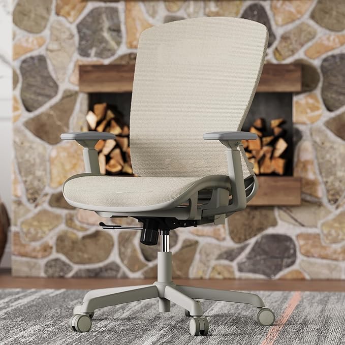 ELABEST Mesh Office Chair, Ergonomic Computer Desk Chair, Sturdy Task Chair-