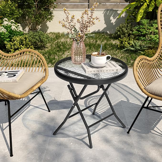 2 Pieces Outdoor Side Table
