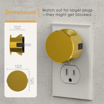 Briignite Night Lights Plug into Wall [2 Pack], Dusk to Dawn Sensor Nightlight, Brightness Adjustable, 3000K Soft White, Dimmable Plug in Night Light for Bathroom,Bedroom, Hallway, Stairs, Kitchen