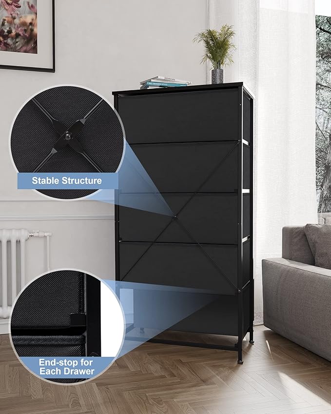 Crestlive Products Vertical Dresser Storage Tower