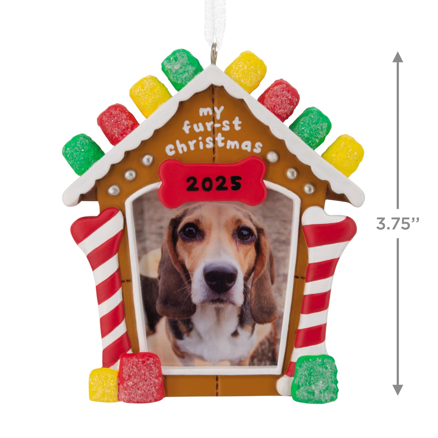 Hallmark My Fur-st Christmas 2025 Photo Frame Christmas Ornament, Pet Gifts