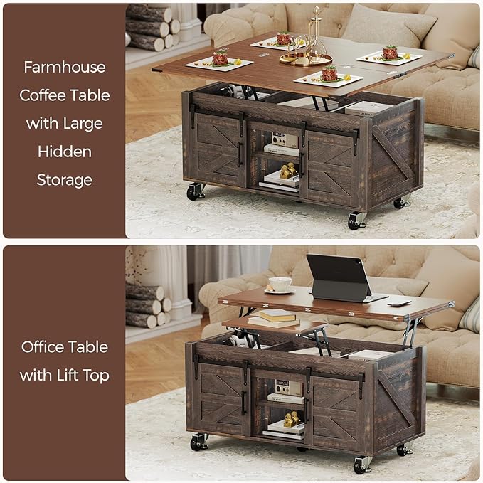 Turosur Lift Top Coffee Table