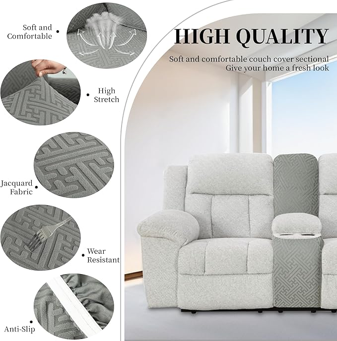 100% Waterproof Sectional Recliner Couch Covers
