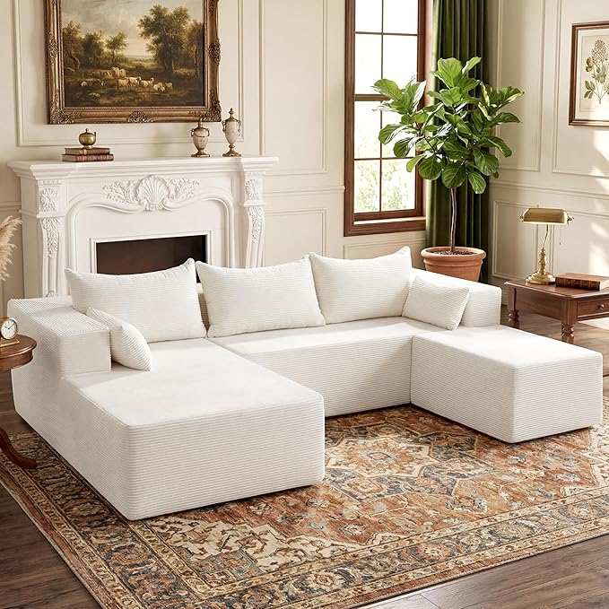106" Cloud Sectional Boneless Couches