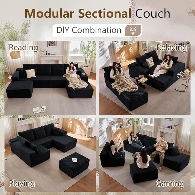 135" Modular Sectional Sofa