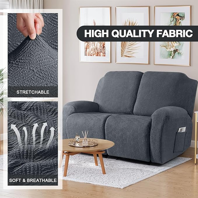 Timeles Extra Wide Recliner Loveseat Cover Oversized Reclining Couch Covers