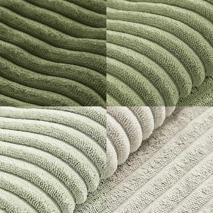 MIULEE Summer Light Green Decorative Throw Pillow Covers 18x18 Inch Set of 4