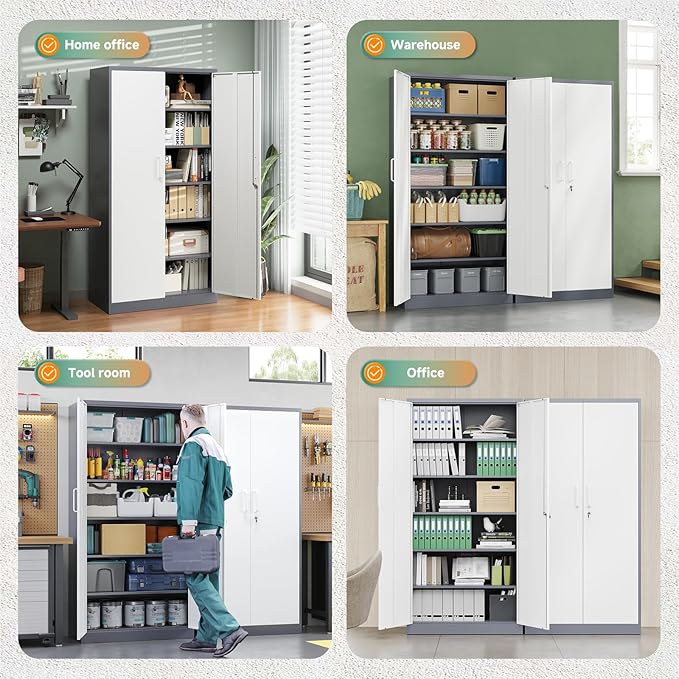Letaya Metal Storage Cabinet