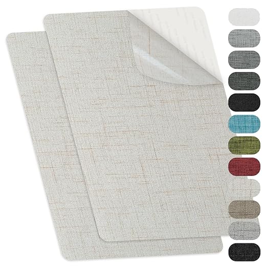 Self-Adhesive Fabric Repair Patches, Large Size 8X11 inch Linen Furniture
