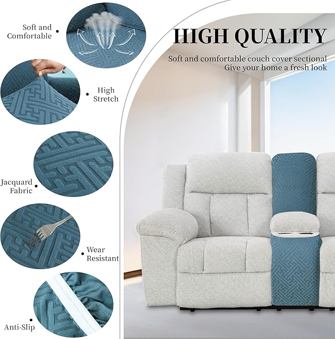 100% Waterproof Sectional Recliner Couch Covers