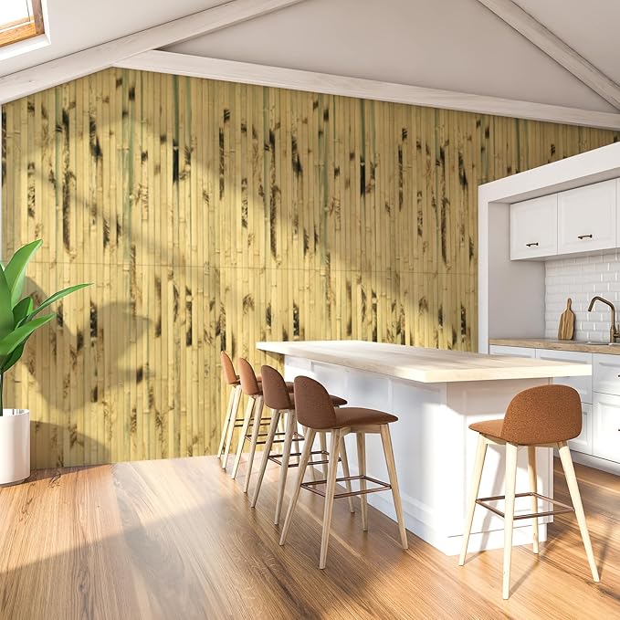 Art3d Natural Bamboo Wall Panel