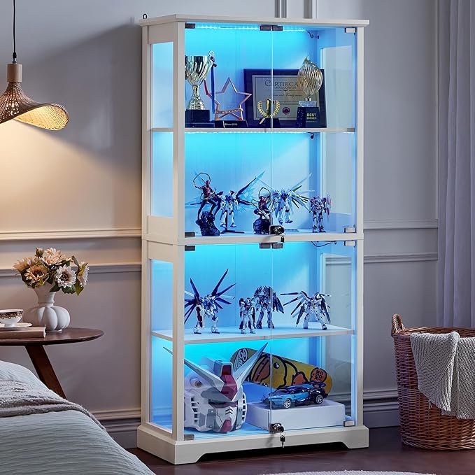 LELELINKY Farmhouse Display Cabinet