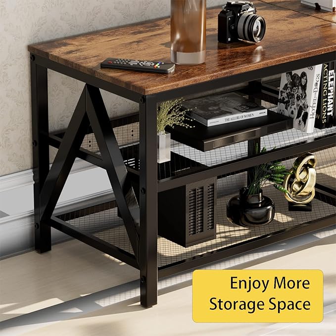 TV Stand for TVs up to 70 Inch, Entertainment Center for Living Room