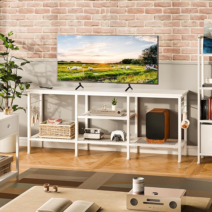 Furologee TV Stand for TVs up to 55 Inch, Entertainment Center