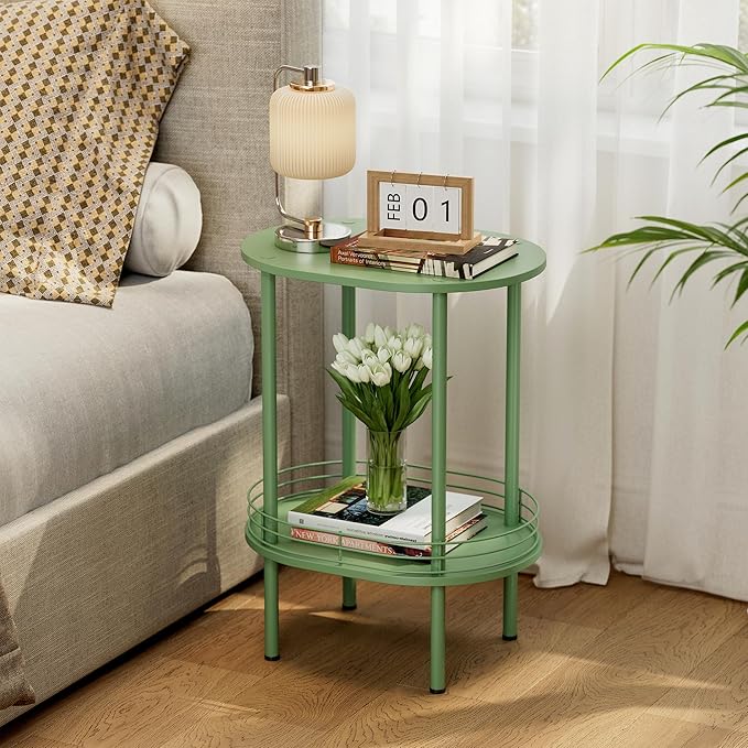 Small Modern Oval Side Table