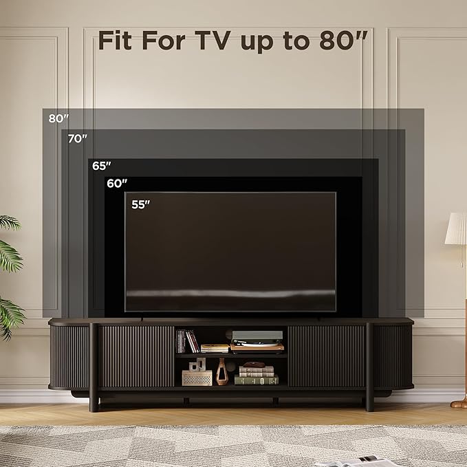 Vabches 70" Mid Century TV Stand
