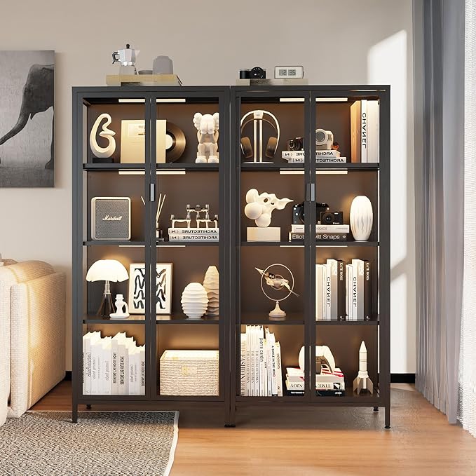 Eltean 63" H Display Cabinet