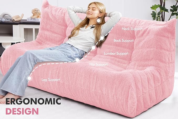 Bean Bag 3-Seater Chair Big Sofa Beanbag Chair