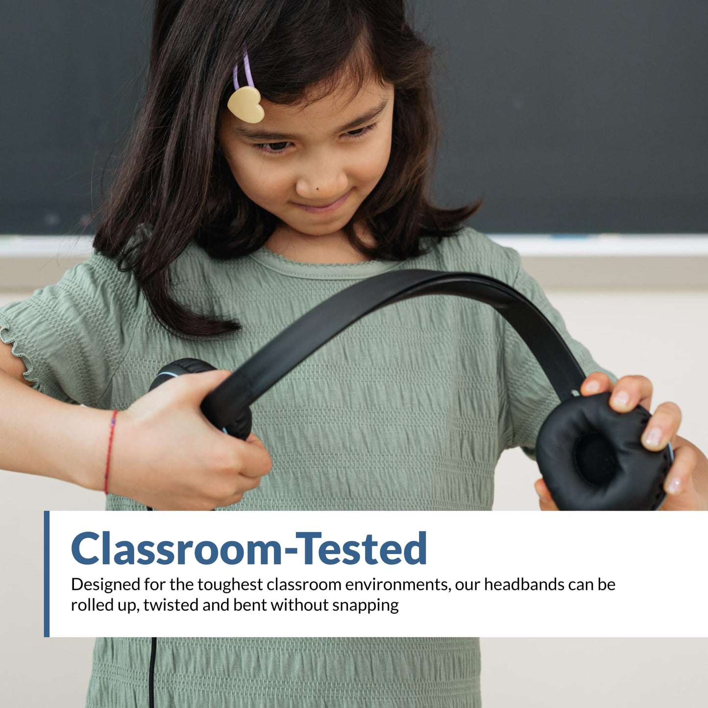 Cyber Acoustics 3.5mm Stereo Headset (AC-5002) with Noise Canceling Microphone for PCs, Tablets, and Cell Phones in The Classroom or Home
