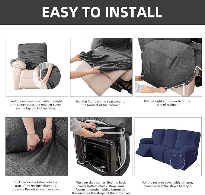 Genina Recliner Sofa Covers