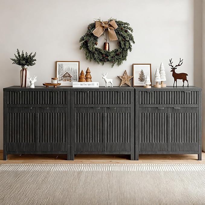 Fatmok Fluted Buffet Cabinet
