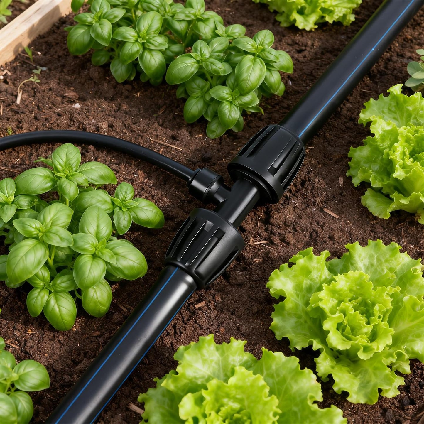 Copadri 6 Pcs Barbed Tee 1/2 Inch To 1/4 Inch Irrigation Tubing Fittings, 1/2 Inch(1/2" ID x 0.65" OD) To 1/4 Inch Quick Connect Irrigation Adapter 16mm Hose Locked T Reducer To 1/4" Water Line