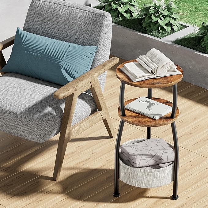 Round Side Table for Small Spaces