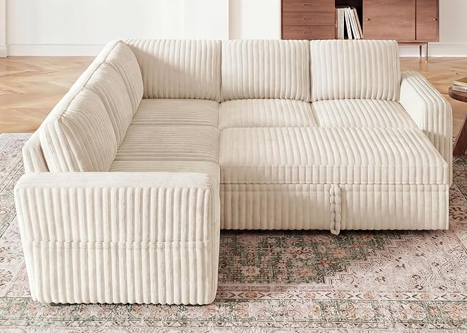 HONBAY Modular Sectional Sleeper Sofa