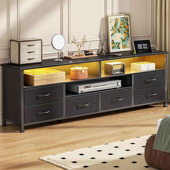 Furologee 63 Inch Entertainment Center Dresser