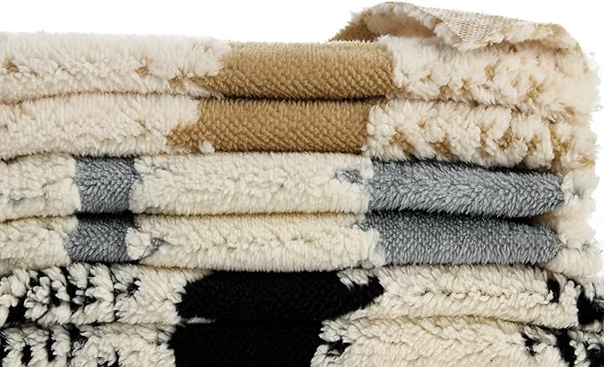 Custom Window Seat Cushion Winter Fluffy Plush Thicken Fleece Bay Windowsill