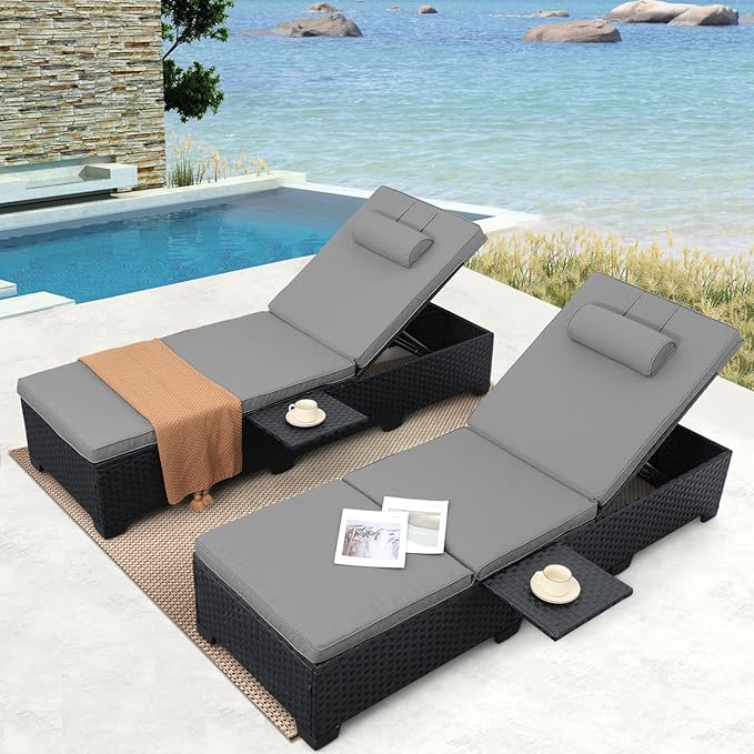 WAROOM Outdoor Chaise Lounge Chairs