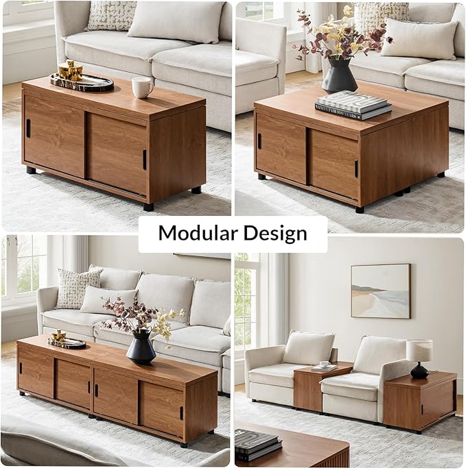 HULALA HOME Sofa Side Tables Set of 2