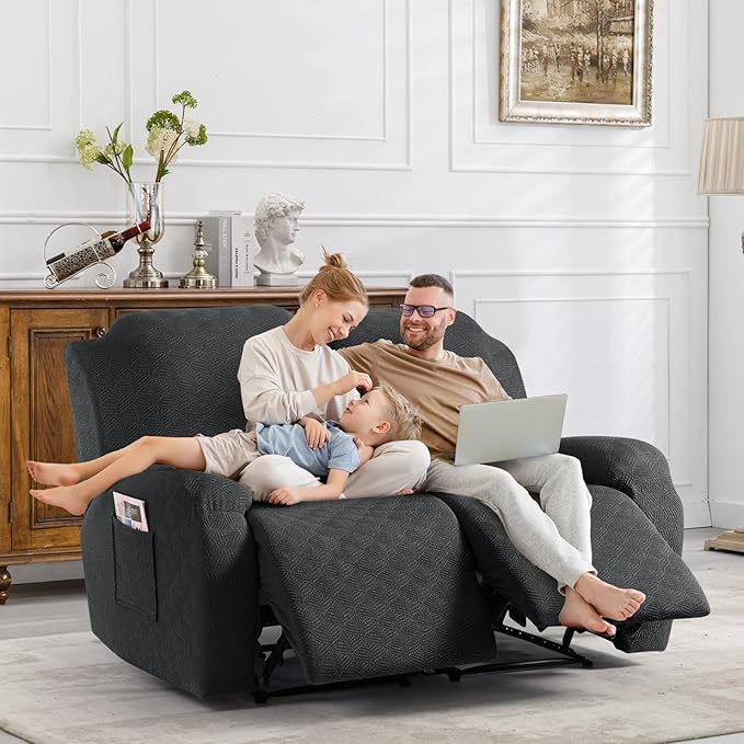 Timeles Extra Wide Recliner Loveseat Covers Oversized Reclining Couch Covers