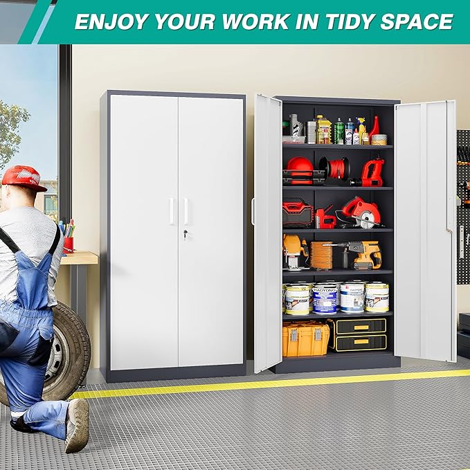 Wide & Deep Metal Storage Cabinet